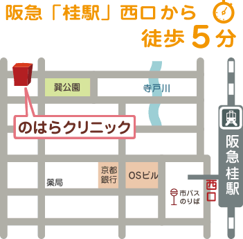 のはらクリニック地図